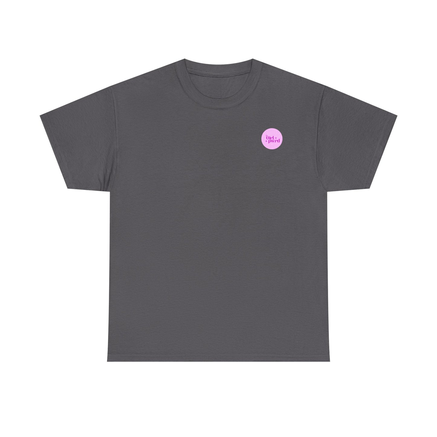 Inspirational Unisex Heavy Cotton Tee - 'be Girl pwrd'
