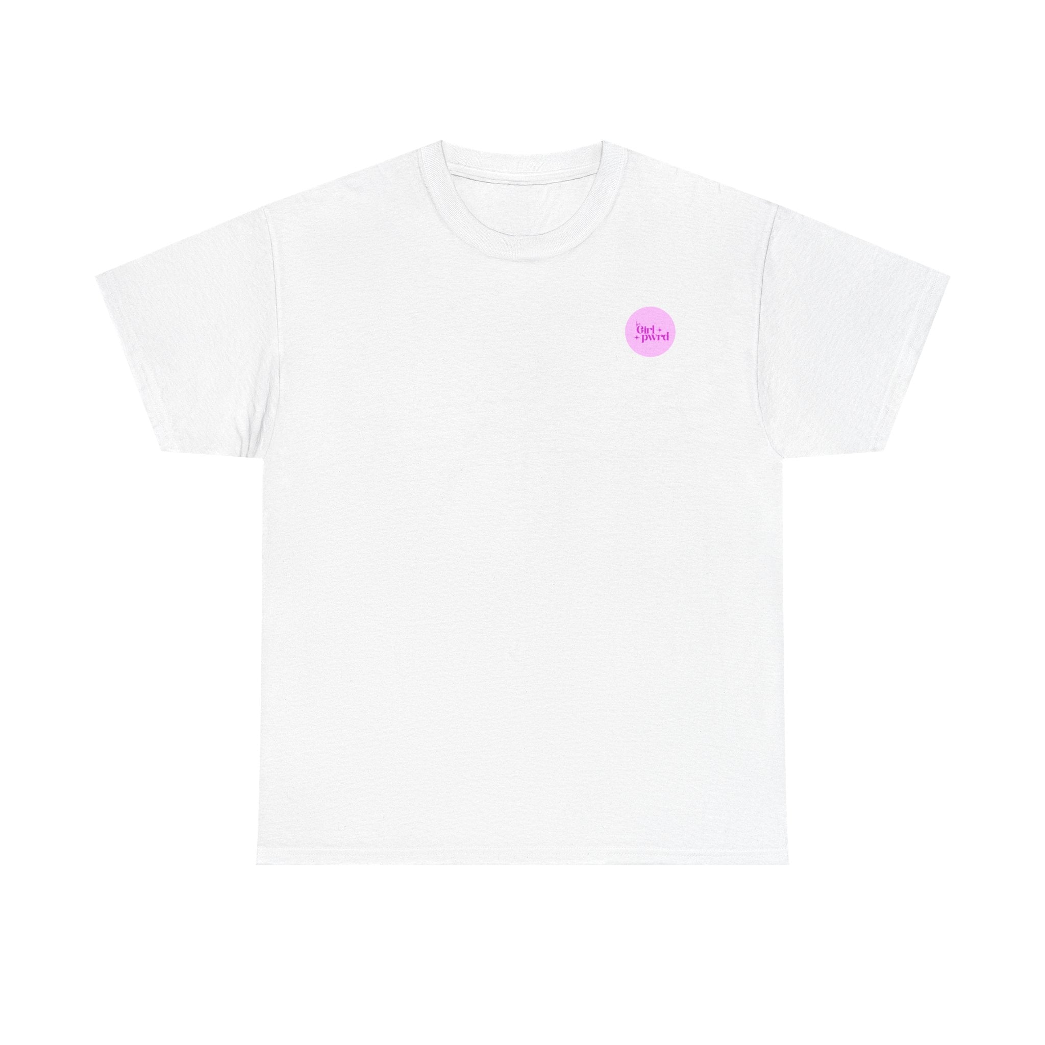 Inspirational Unisex Heavy Cotton Tee - 'be Girl pwrd'