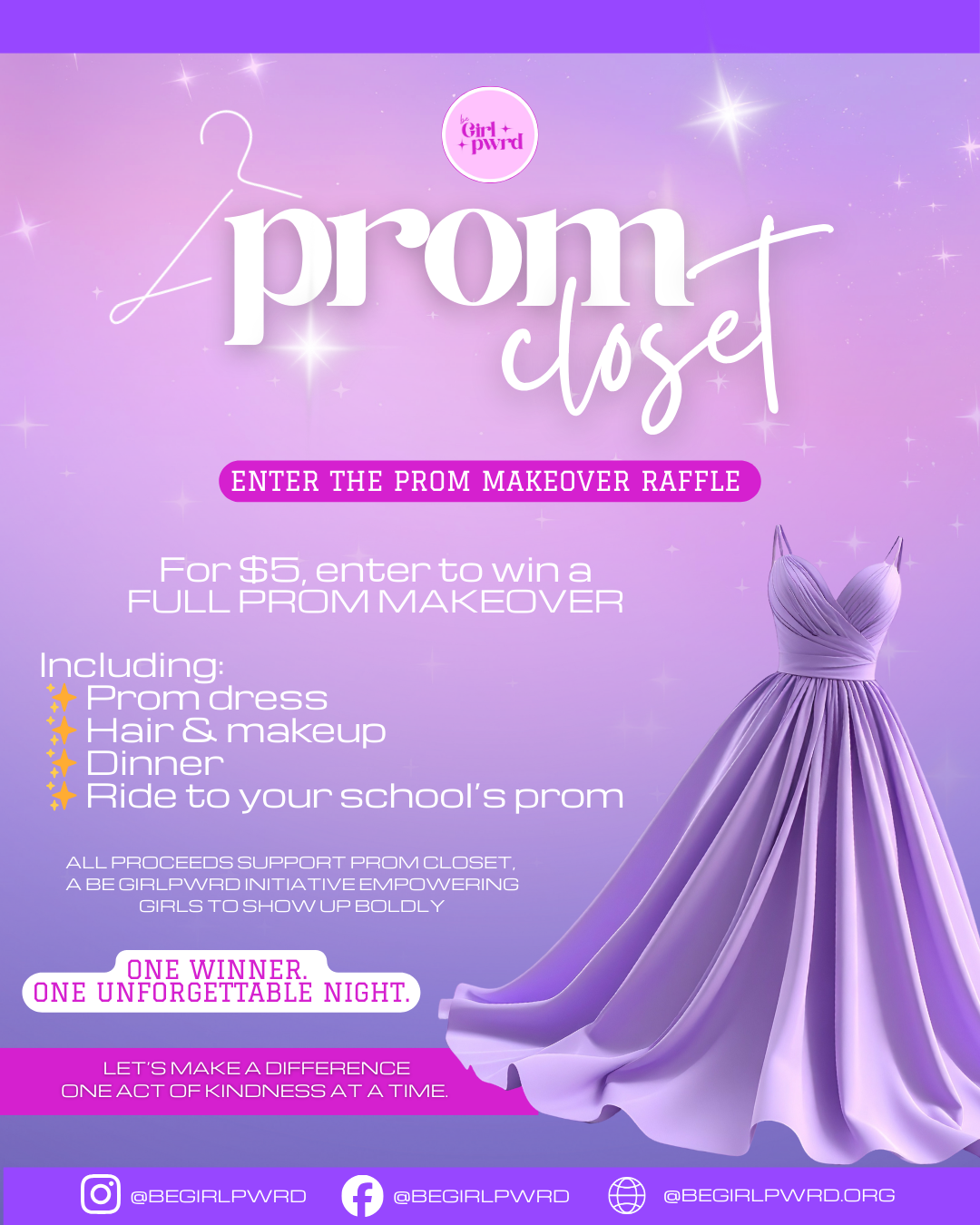 Prom Closet Raffle Ticket