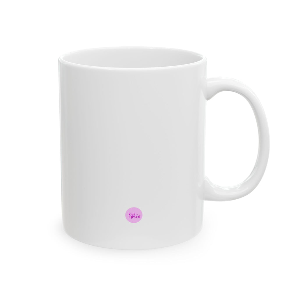 Empowering "Girl Upward" Ceramic Mug - Inspirational 11oz & 15oz