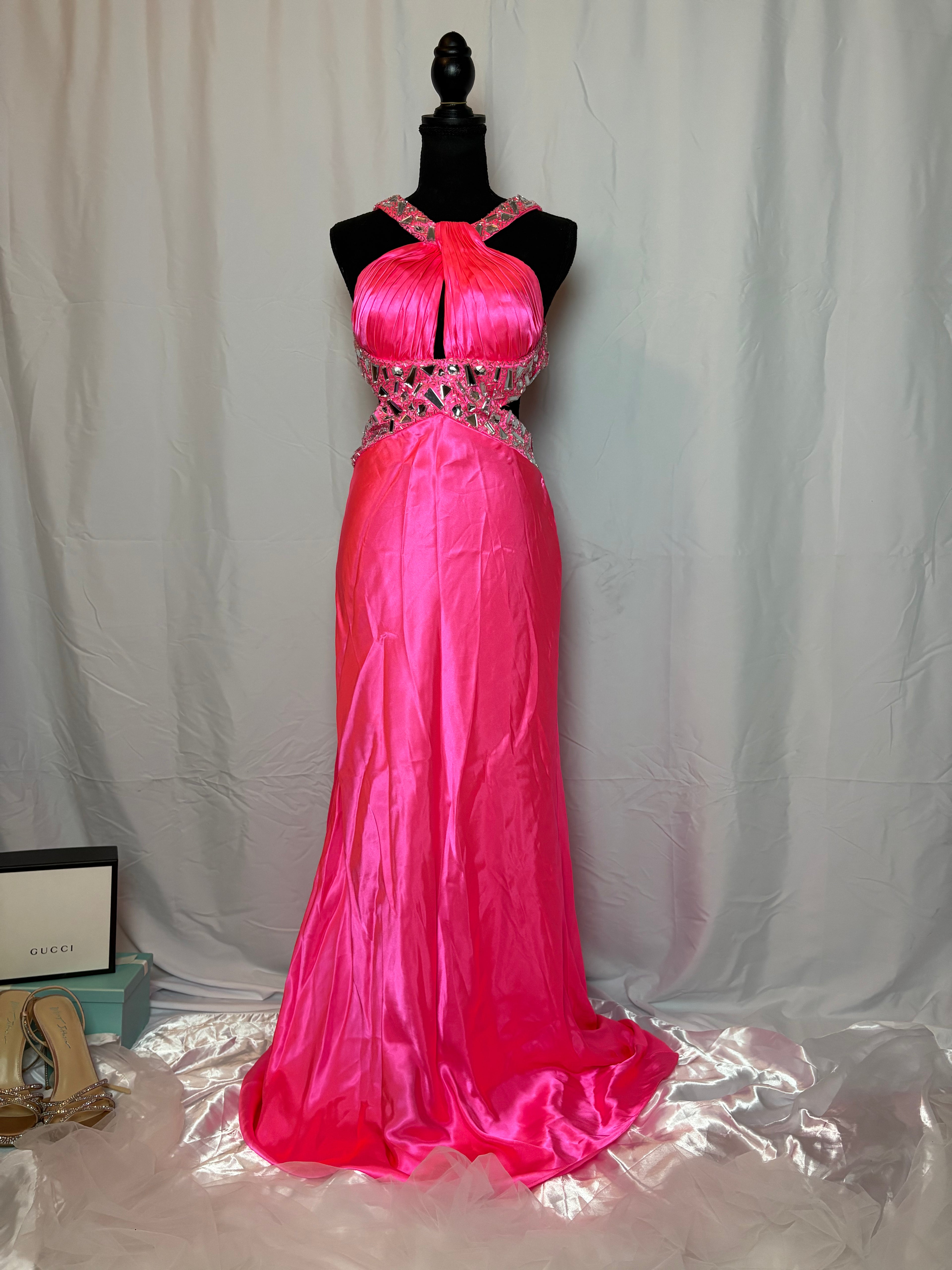 Hot Pink Betsy E Adam Dress - Size 4