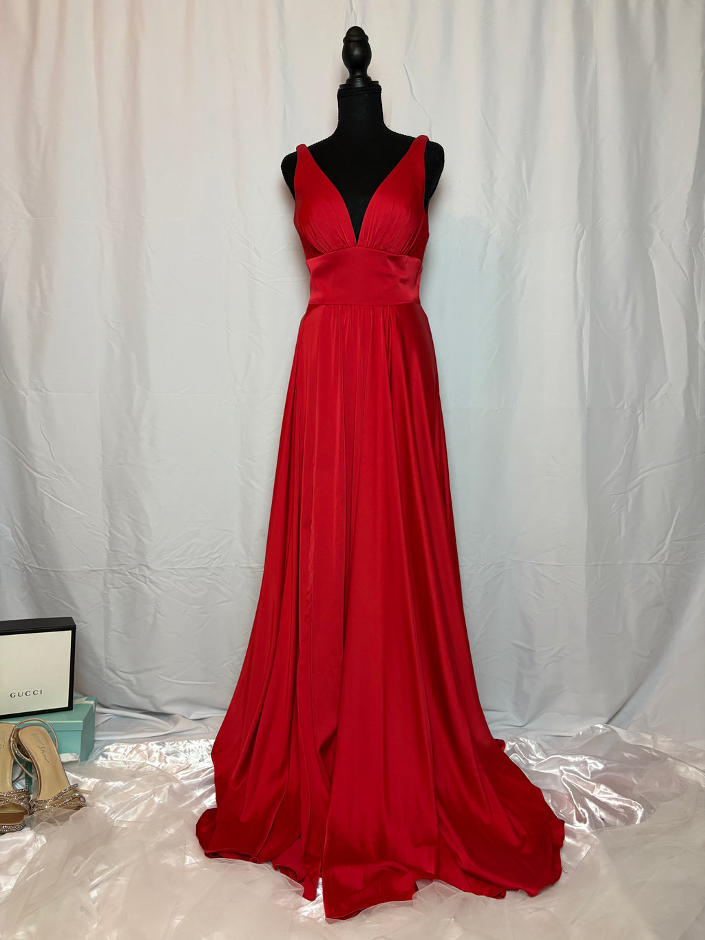 Cherry Red Cinderella Dress - Size 6